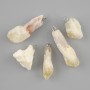 Wisiorek cytryn nieoszlifowany kamień ~ 20-40×11-14 mm ± rozmiar asortymentowy
