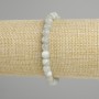 Bransoleta z labradorytu sztucznego (gładka kulka), średnica 6 mm, długość 18 cm, na gumce elastycznej