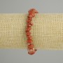 Bransoletka z czerwonego jaspisu – drobne kawałki, średnica 6–11×3–5 mm ±, długość 18 cm ±, na elastycznej gumce