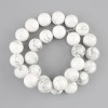 Koraliki z kaholonu, gładka kuleczka 14 mm ±, długość ok. 39 cm ±, na żyłce