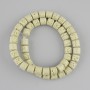 Koraliki z lawy wulkanicznej cylindryczne 8×8 mm ± na żyłce, długość 38 cm+
