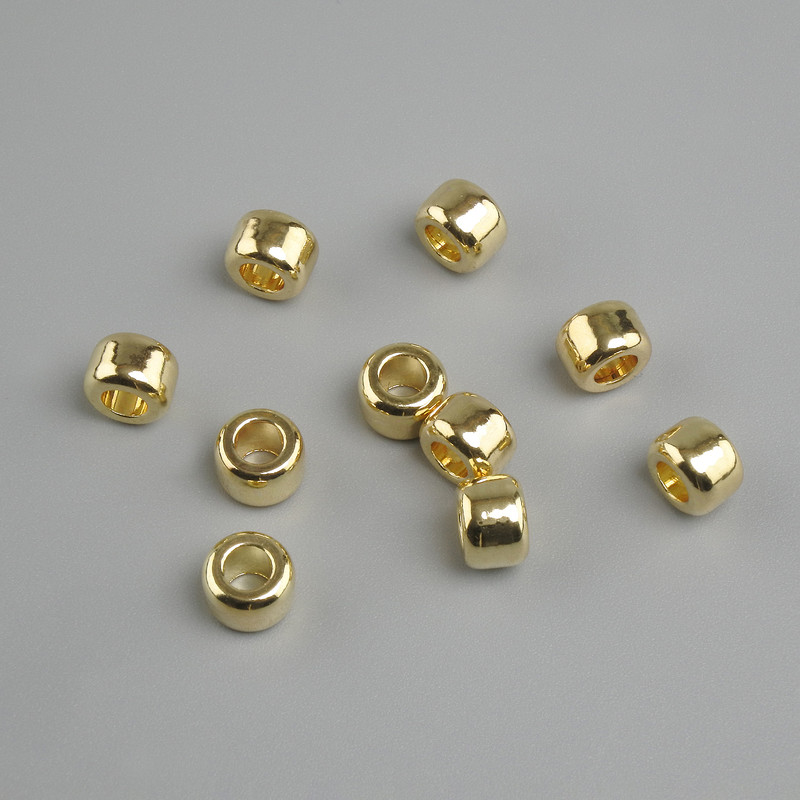 Furnitura jubilerska Rozdzielnik-wstawka Dekor, średnica 6 mm ± Ø otworu 3,5 mm ±, opakowanie 10 szt.