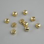 Furnitura jubilerska Rozdzielnik-wstawka Dekor, średnica 6 mm ± Ø otworu 3,5 mm ±, opakowanie 10 szt.