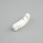 Koralik-wstawka z chalcedonu, wygięty łącznik z otworami 36×10×6 mm+