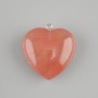 Wisiorek Serce chalcedon 30×30 mm+