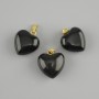 Wisiorek Serce z agatu 15×15×23 mm+