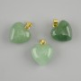 Wisiorek Serce z nefrytu 15×15×23 mm+
