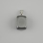 Wisiorek Totem z hematytu, klocek 14×11×11 mm ±, długość 23 mm ±, różne rozmiary