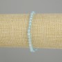 Bransoletka z fasetowanego topazu, kuleczki o średnicy 4 mm +-, długość 18 cm +-, elastyczna