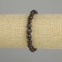 Bransoleta z granatu, fasetowane kuleczki, średnica 6–10×5 mm, 5–8 mm ±, długość 18 cm ±, elastyczna baza stretch