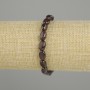 Bransoletka z granatu galetowa, średnica 10×6 mm, 5 mm ±, długość 18 cm ±, elastyczna