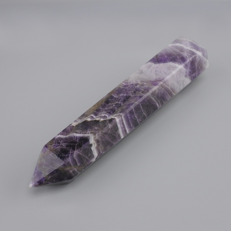 Pamiątkowy ołówek z naturalnego ametystu 16×33 mm ± (różne rozmiary) (za 100 g)