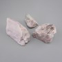 Kunzit naturalny nieoszlifowany kamień, średnica 58×70×40-48 mm ± (różne rozmiary) (Cena za 100 g)