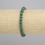 Bransoletka Malachit gładka kulka, średnica 6mm+-, długość 18cm+- stretch