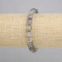 Bransoletka Labradoryt gładka kulka, średnica 8mm+-, długość 18cm+- stretch