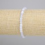 Bransoletka Agat fasetowana kostka, średnica 5mm+-, długość 18cm+- stretch