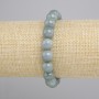 Bransoletka Jadeit gładka kulka, średnica 10mm+-, długość 18cm+- stretch