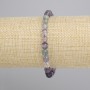 Bransoletka Fluoryt gładka kulka, średnica 6mm+-, długość 18cm+- stretch