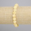 Bransoletka żółty Agat wielościan, średnica 8x8mm+-, długość 18cm+- stretch