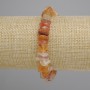 Bransoletka karneol drobinka, średnica 8–13×2–4 mm, długość 18 cm, elastyczna