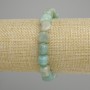 Bransoletka z amazonitu fasetowanego, średnica 9,5–10,5 × 10–11 mm ±, długość 18 cm ±, na elastycznej gumce