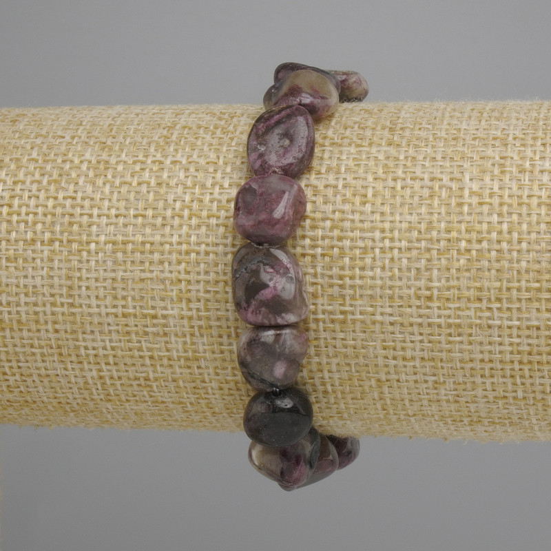 Bransoletka z turmalinu, fasetowane koraliki, średnica 10-14×10-11 mm, długość 18 cm ±, elastyczna