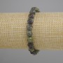 Bransoletka z Jaspisu Krwi Smoka, fasetowane kulki, średnica 8×8 mm, długość 18 cm, elastyczna
