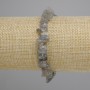 Bransoletka z labradorytu – kawałki, średnica 6–12×1,5 mm, długość 18 cm, elastyczna