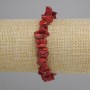 Bransoletka z koralowych drobinek, średnica 8–11×2,5 mm, długość 18 cm, elastyczna