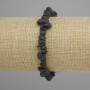 Bransoletka z lawy – drobiny, średnica 6-9×2,5 mm ±, długość 18 cm ±, elastyczna