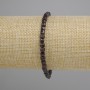 Bransoletka Granat fasetowane kostki, średnica 4×4 mm, długość 18 cm, elastyczna