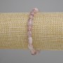 Bransoletka z kwarcu malinowego, galetowana, o średnicy 6–10, 5×6–7, 5 mm ±, długość 18 cm ±, na elastycznej gumce