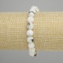 Bransoletka adular wielokątniki, średnica 9×8 mm ±, długość 18 cm ±, elastyczna