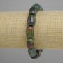 Bransoletka z brazylijskiego agatu w formie baryłek, średnica 15×11 mm, długość 18 cm, elastyczna