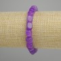 Bransoletka z sugilitem w kostkach, średnica 7–8 mm, długość 18 cm, elastyczna