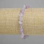 Bransoletka z ametystu fasetowanego, średnica 6–11×6–7 mm ±, długość 18 cm ±, na elastycznej gumce