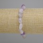Bransoletka z ametystu, galetowy kształt, średnica 9–11×8,5–9 mm, długość 18 cm ±, na elastycznej gumce