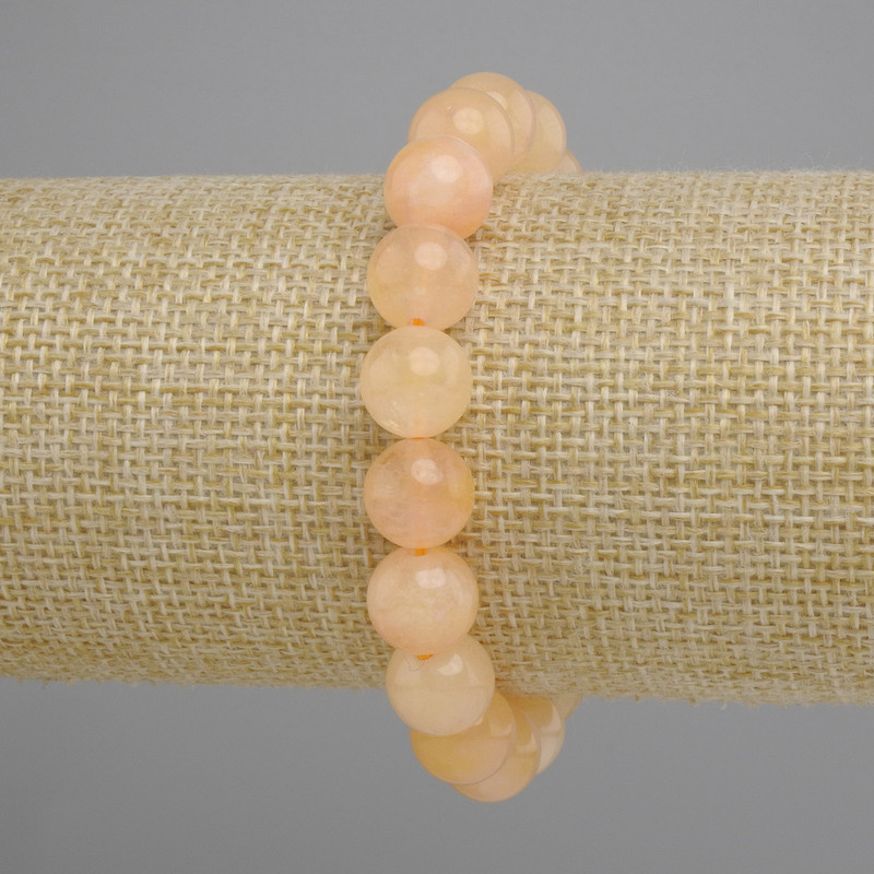 Bransoletka z cytrynem – gładkie kuleczki o średnicy 10 mm ±, długość 18 cm ±, na elastycznej gumce