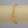 Bransoletka fasetowana z cytrynu – kostka 4×4 mm, długość około 18 cm, na elastycznej gumce