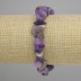 Bransoletka z ametystowych drobinek, średnica 12-15×7-9, 5 mm ±, długość 18 cm ±, elastyczna