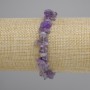 Bransoletka z drobin ametystu, średnica 7–10×2–4 mm, długość 18 cm, elastyczna
