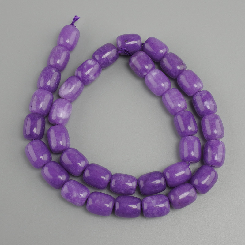 Koraliki sugilit w formie barila, średnica 10 mm, 5–11×9 mm, długość 38 cm+