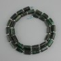 Koraliki szmaragd fasetowane, średnica 10 mm, 5×5–6 mm +-, koraliki 3 mm +-, długość 39 cm +