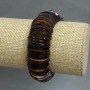 Bransoletka z masy perłowej, długość 18 cm, elastyczna