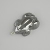 Wisiorek z hematytu w kształcie żaby, wymiary 32×21 mm+
