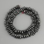 Koraliki hematytu fasetowane, średnica 12×4 mm ±, długość 40 cm