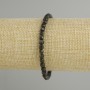 Bransoletka z obsydianu słonecznego – fasetowane kostki o średnicy 4×4 mm, długość 18 cm, elastyczna