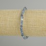 Bransoletka z kyanitu fasetowanego – kubik, średnica 4×4 mm, długość 18 cm ±, na elastycznej gumce