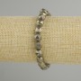 Bransoletka z pirytu w formie wielokątnych brył, średnica ok. 8×7 mm, długość ok. 18 cm, na elastycznej gumce