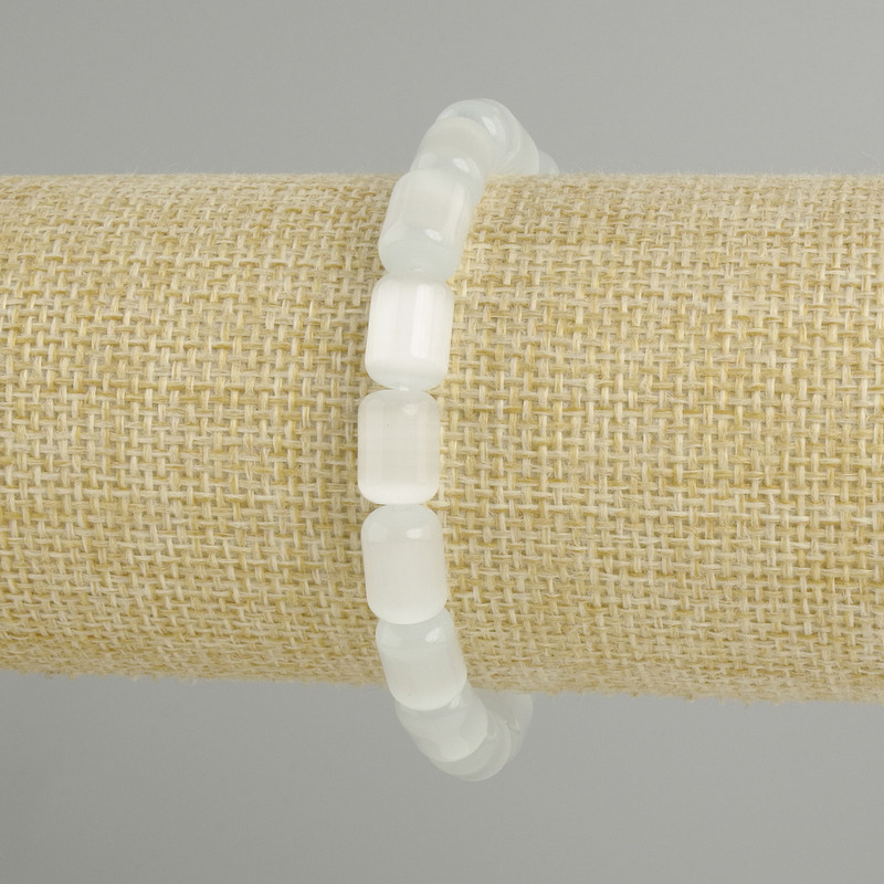 Bransoletka z kociego oka – cylindryczna, średnica 10×8 mm ±, długość 18 cm ±, elastyczna